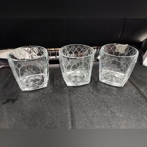 CROWN ROYAL 3 glasses